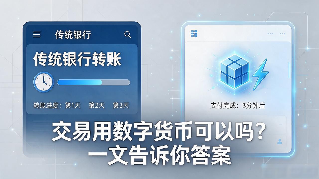交易用数字货币可以吗？一文告诉你答案