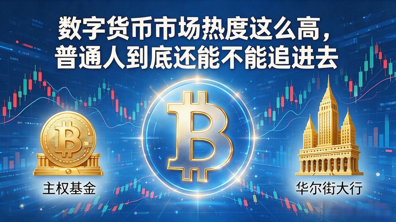 数字货币市场热度这么高，普通人到底还能不能追进去