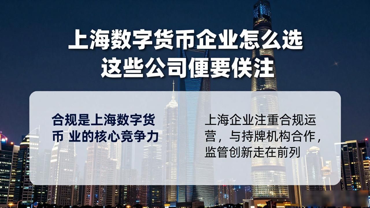 上海数字货币企业怎么选 这些公司值得关注