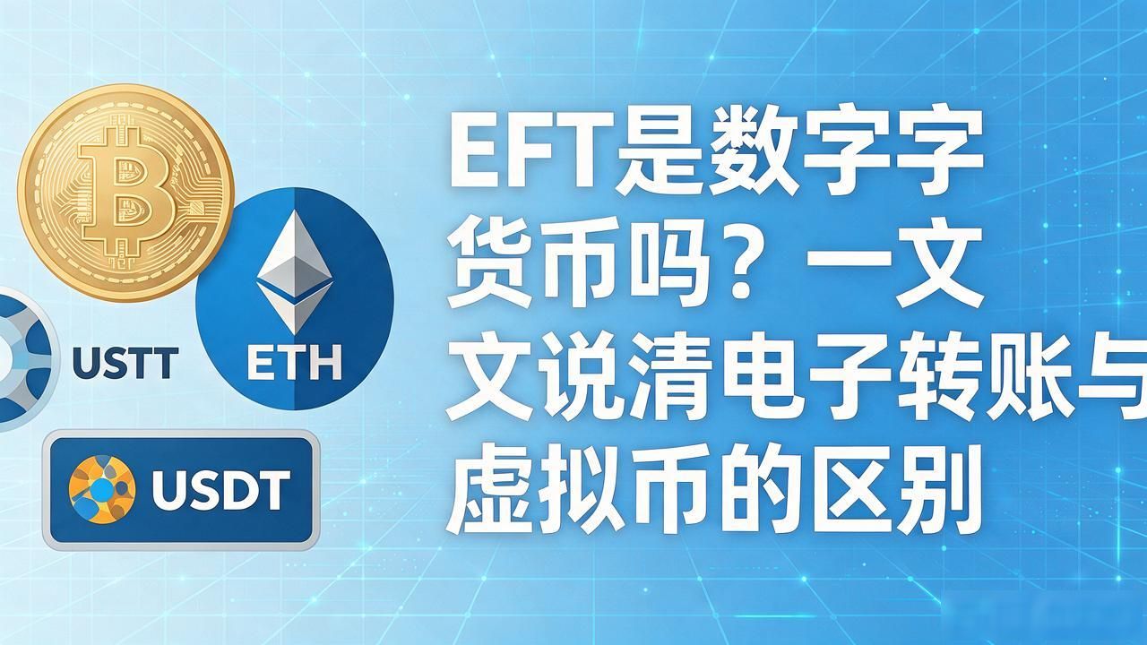 EFT是数字货币吗？一文说清电子转账与虚拟币的区别