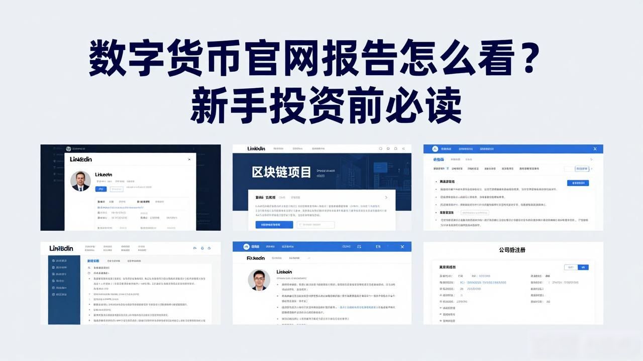 数字货币官网报告怎么看？新手投资前必读