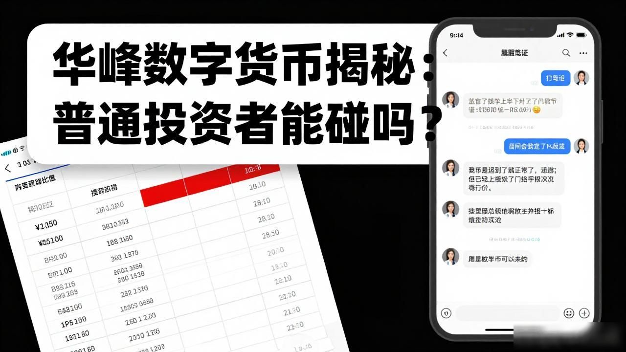 华峰数字货币揭秘：普通投资者能碰吗？