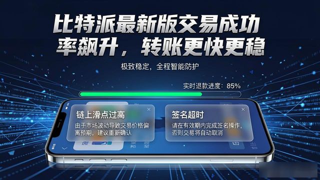 比特派最新版交易成功率飙升，转账更快更稳