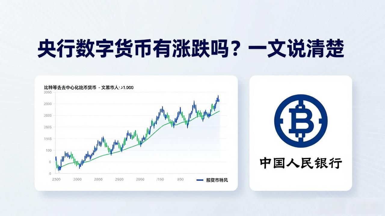 央行数字货币有涨跌吗?一文说清楚