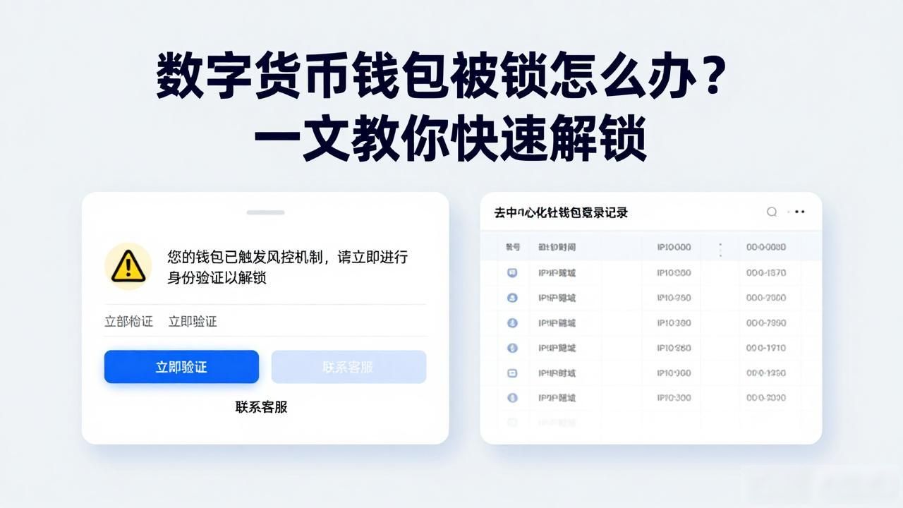 数字货币钱包被锁怎么办?一文教你快速解锁