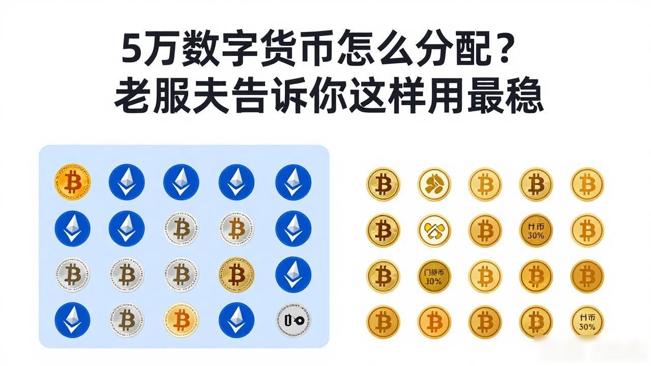5万数字货币怎么分配？老股民告诉你这样用最稳