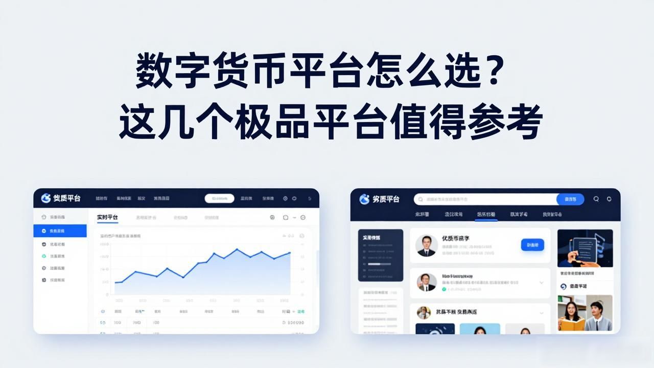 数字货币平台怎么选？这几个极品平台值得参考
