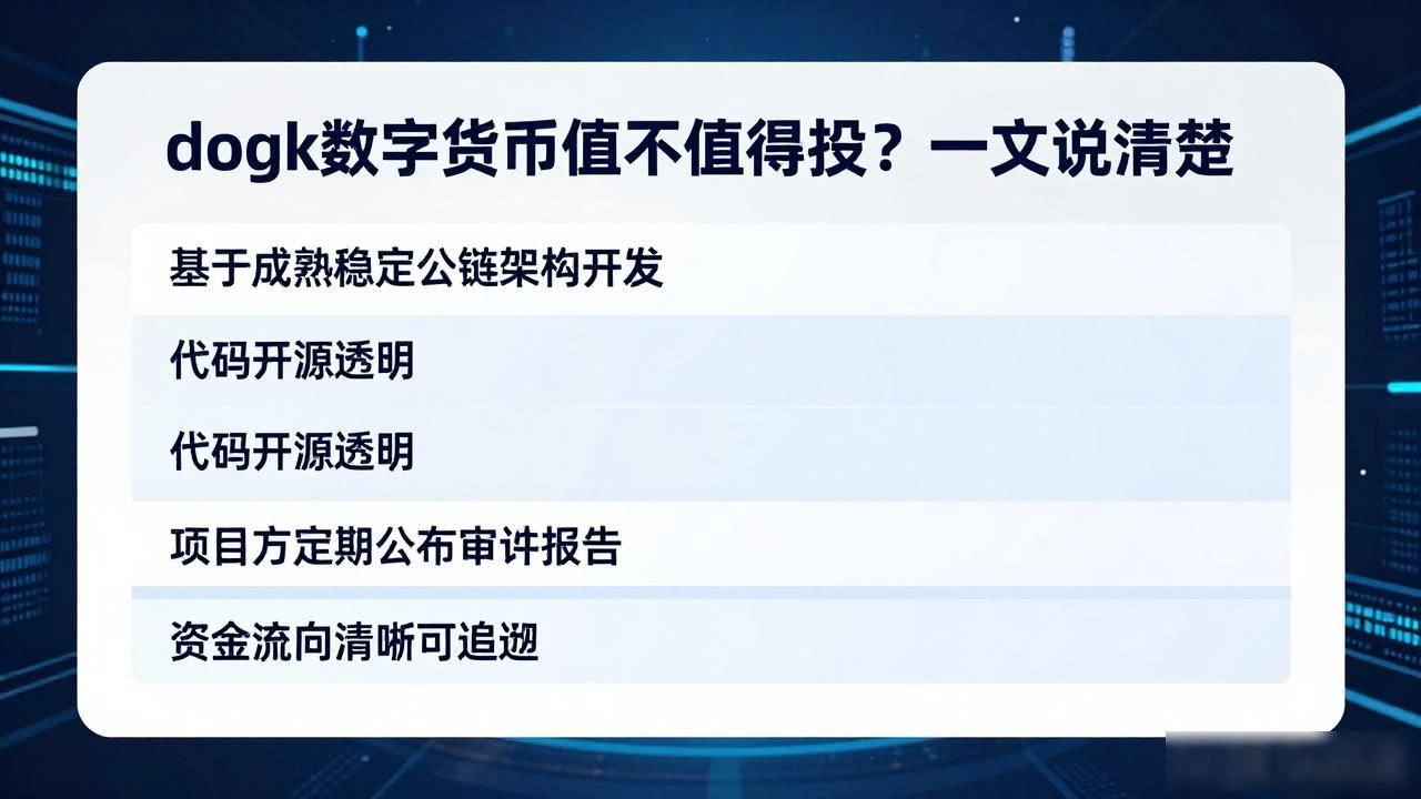 dogk数字货币值不值得投？一文说清楚