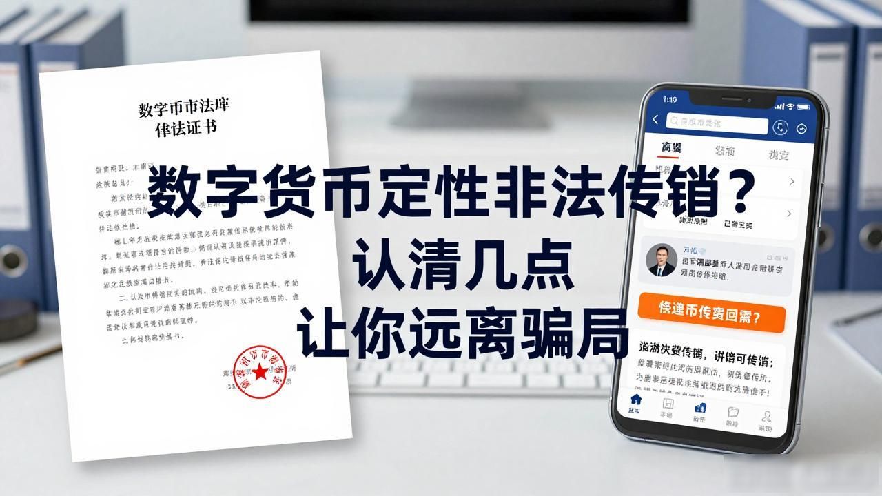 数字货币定性非法传销？认清这几点让你远离骗局
