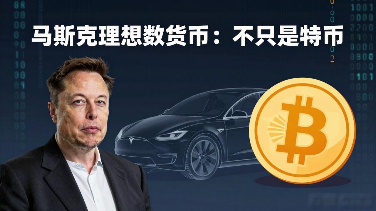 马斯克数字货币布局_马斯克理想的数字货币_马斯克对未来货币形态的思考