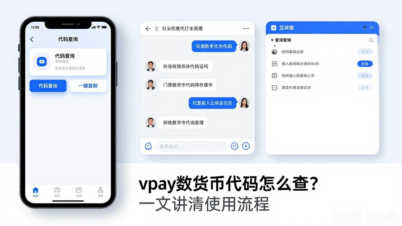 vpay数字货币代码怎么查？一文讲清使用流程