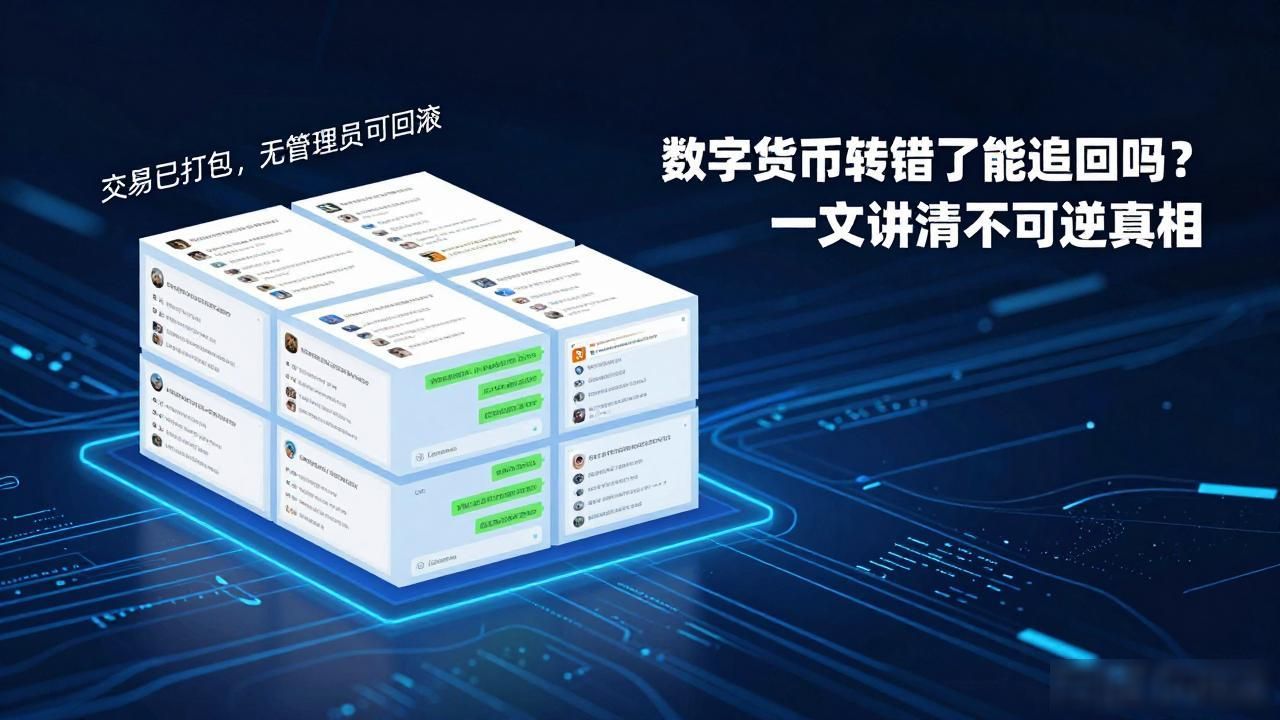 数字货币转错了能追回吗？一文讲清不可逆真相