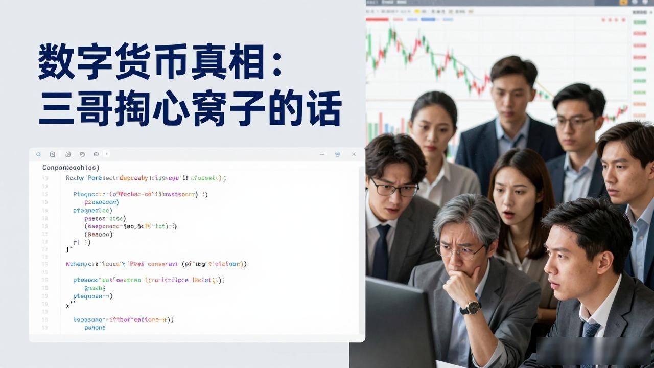 数字货币真相：三哥掏心窝子的话
