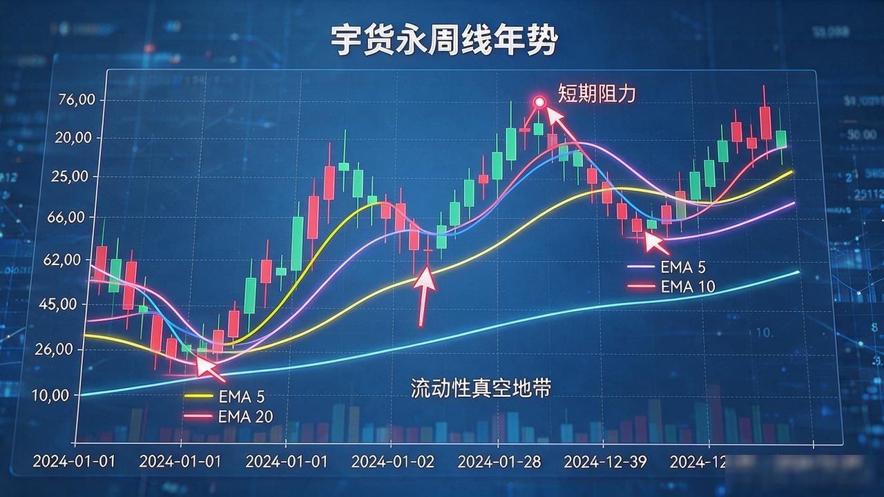 下周数字货币走势图怎么看？三条均线加一个支撑位，方向就清楚了
