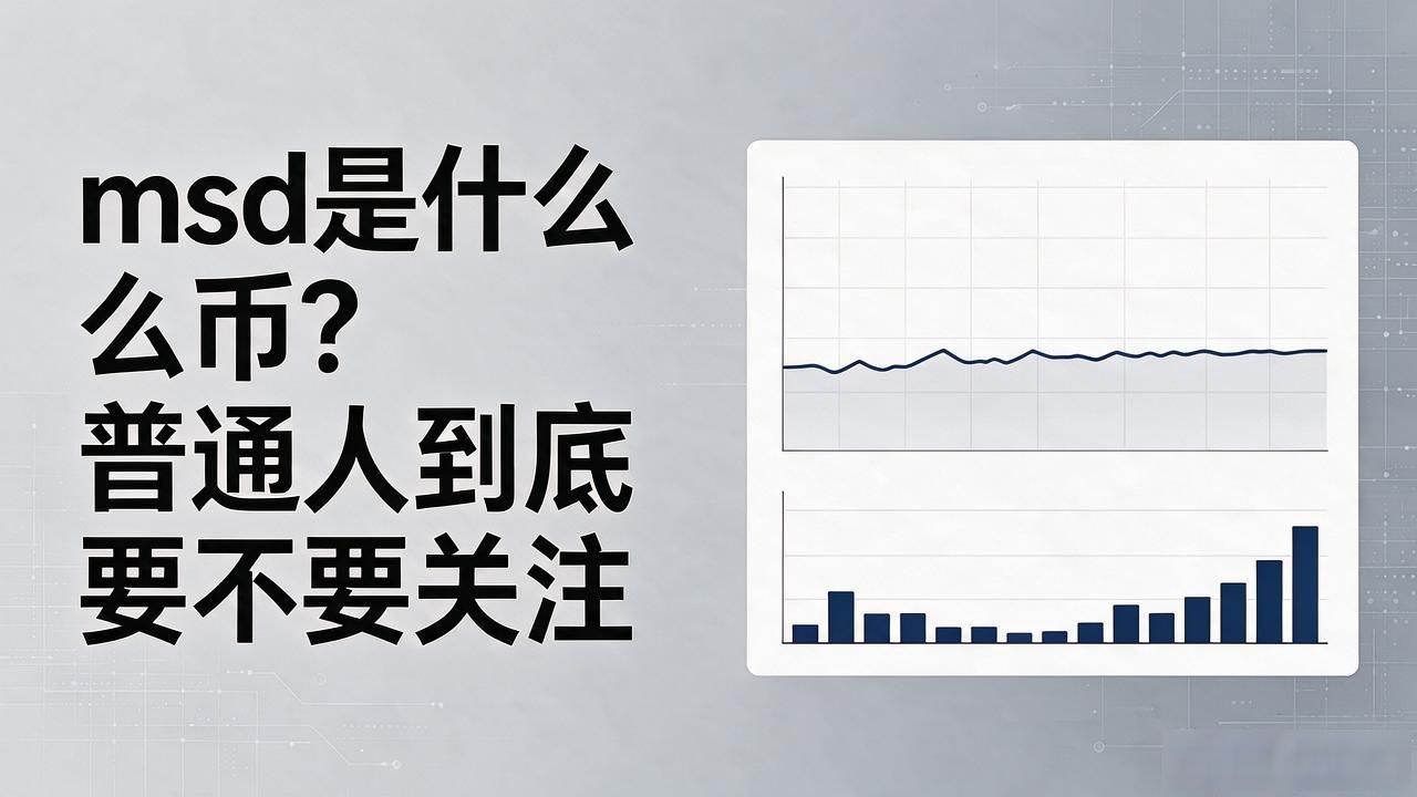 msd是什么币？普通人到底要不要关注