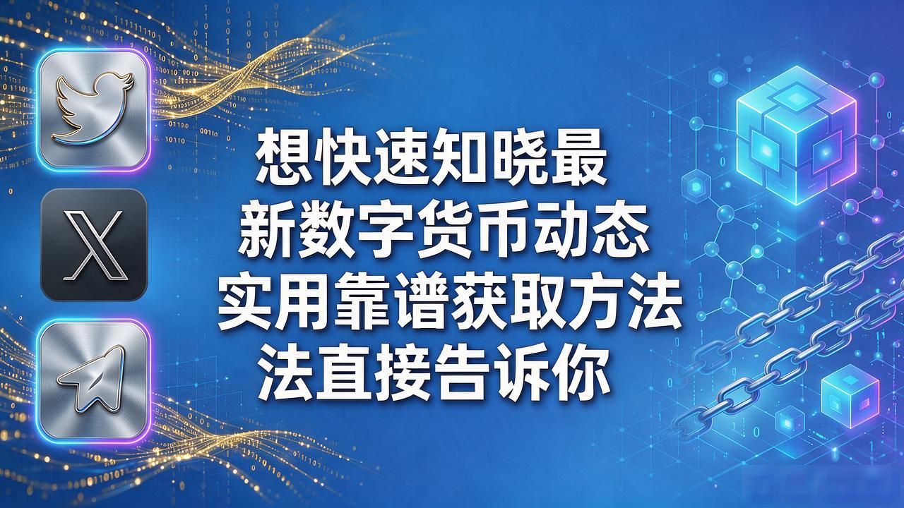 想快速知晓最新数字货币动态 实用靠谱获取方法直接告诉你