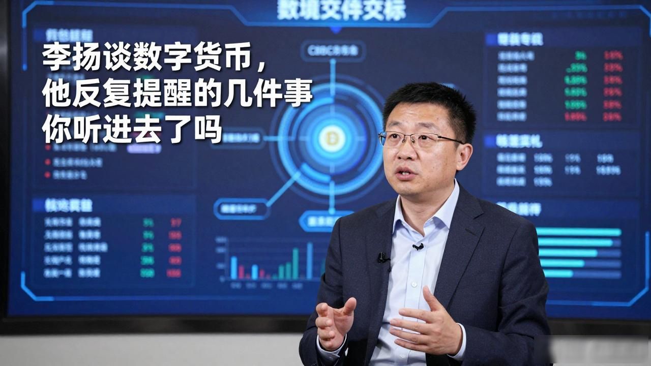 李扬谈数字货币，他反复提醒的几件事你听进去了吗