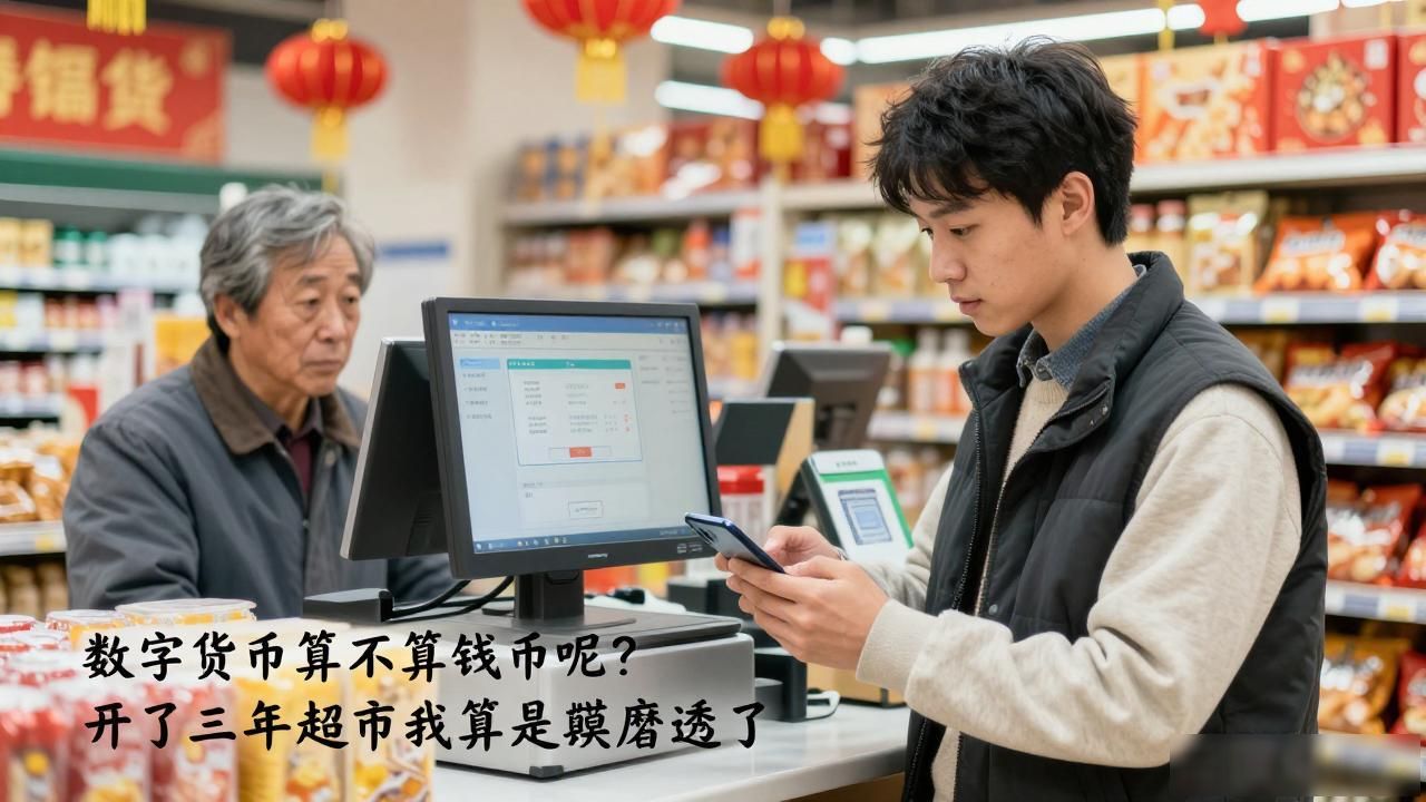 数字货币算不算钱币呢？开了二十年超市我算是琢磨透了