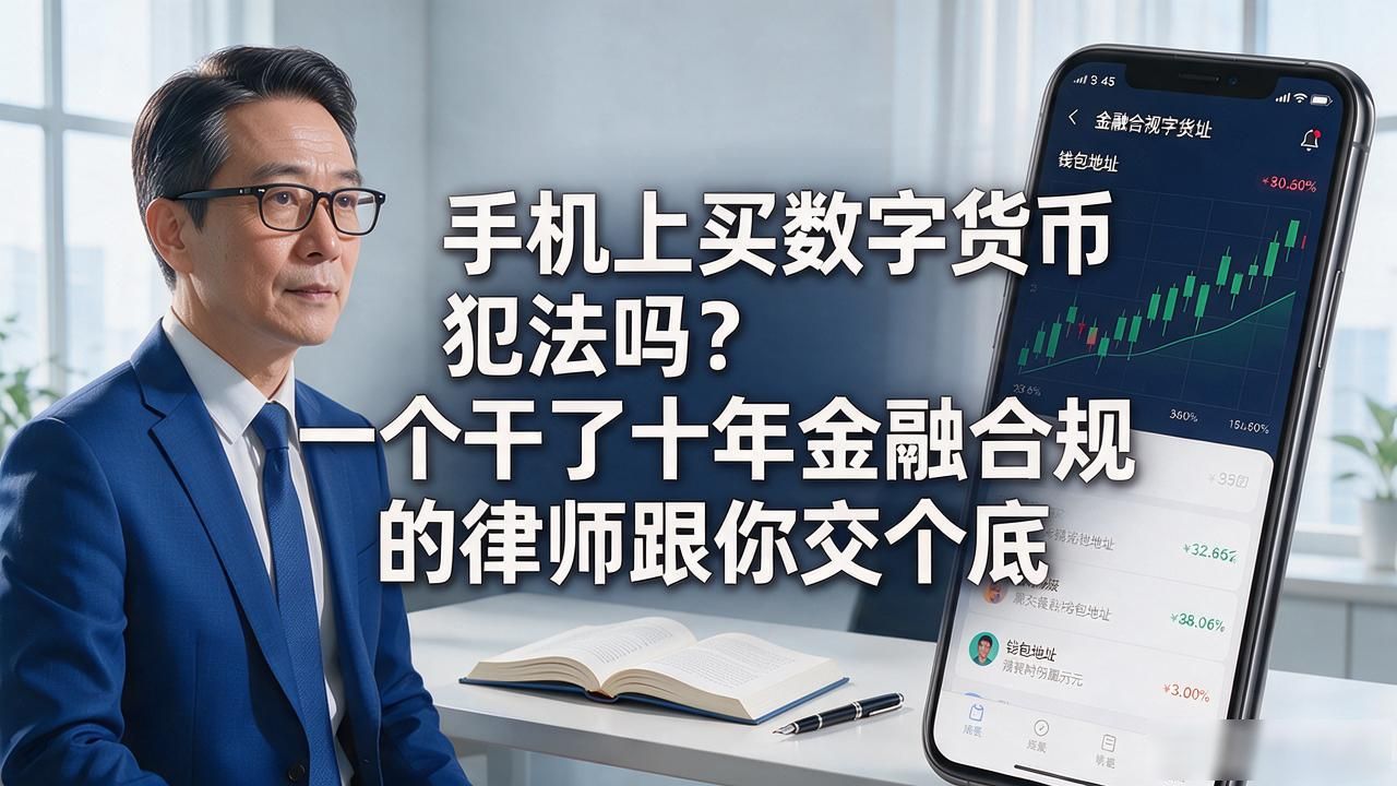 手机上买数字货币犯法吗？一个干了十年金融合规的律师跟你交个底
