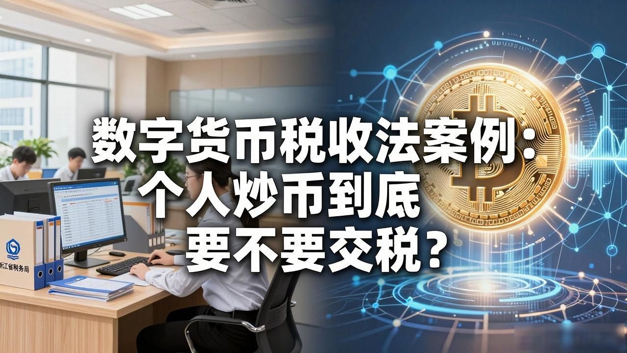 数字货币税收法案例：个人炒币到底要不要交税？