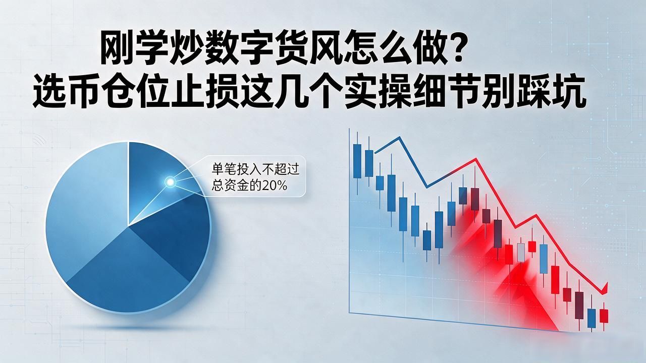 刚学炒数字货币怎么做？选币仓位止损这几个实操细节别踩坑