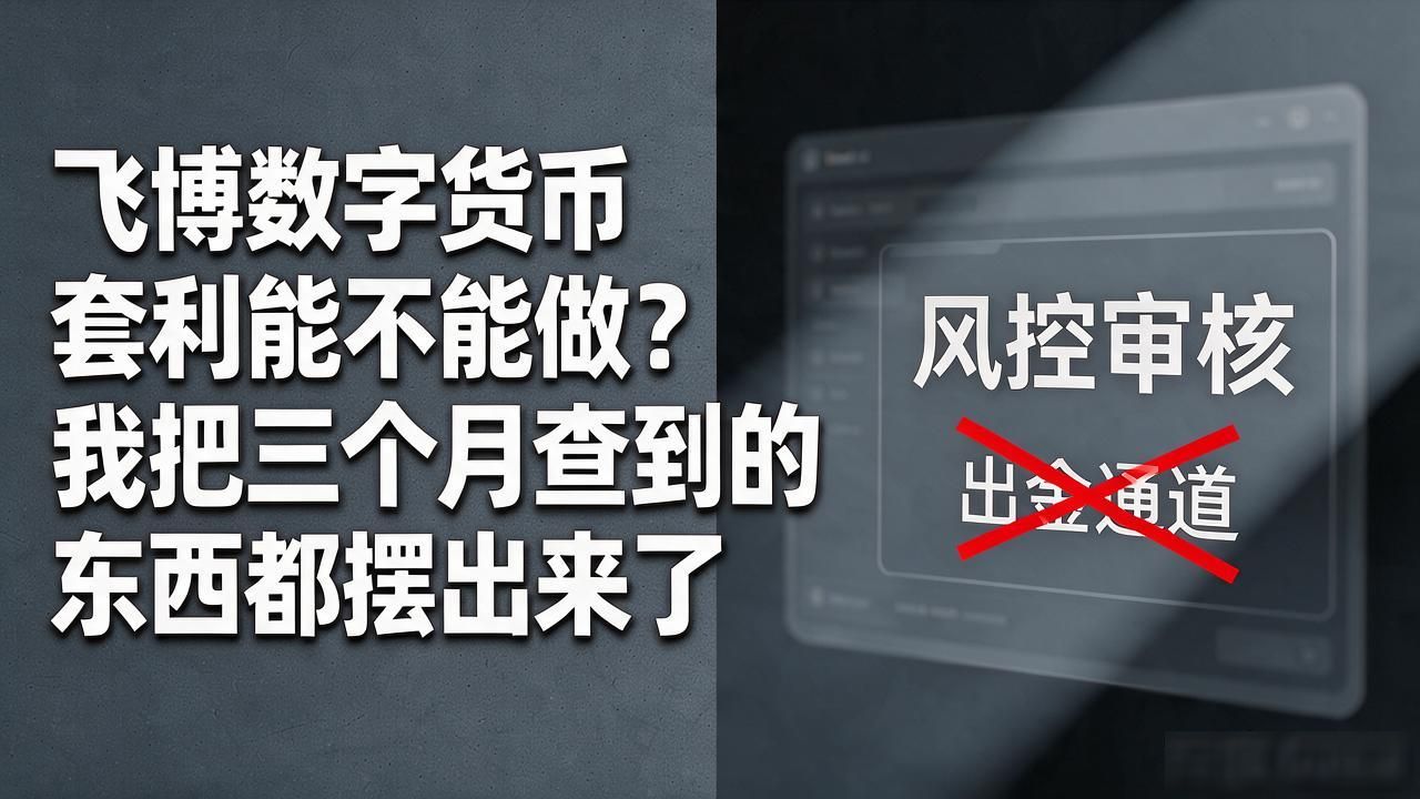 飞博数字货币套利能不能做？我把三个月查到的东西都摆出来了