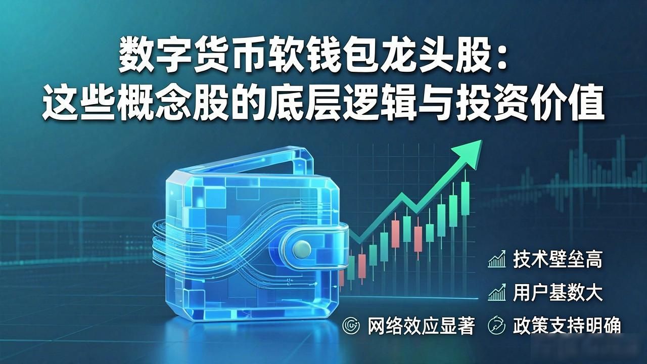 数字货币软钱包龙头股：这些概念股的底层逻辑与投资价值