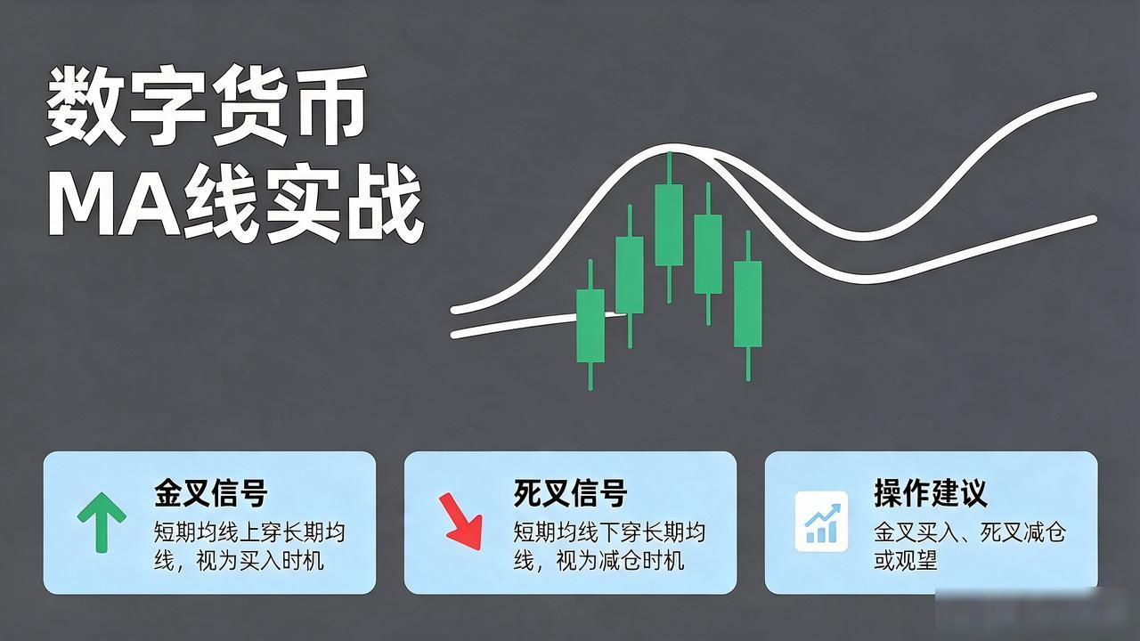 数字货币MA线实战：3步看懂涨跌信号