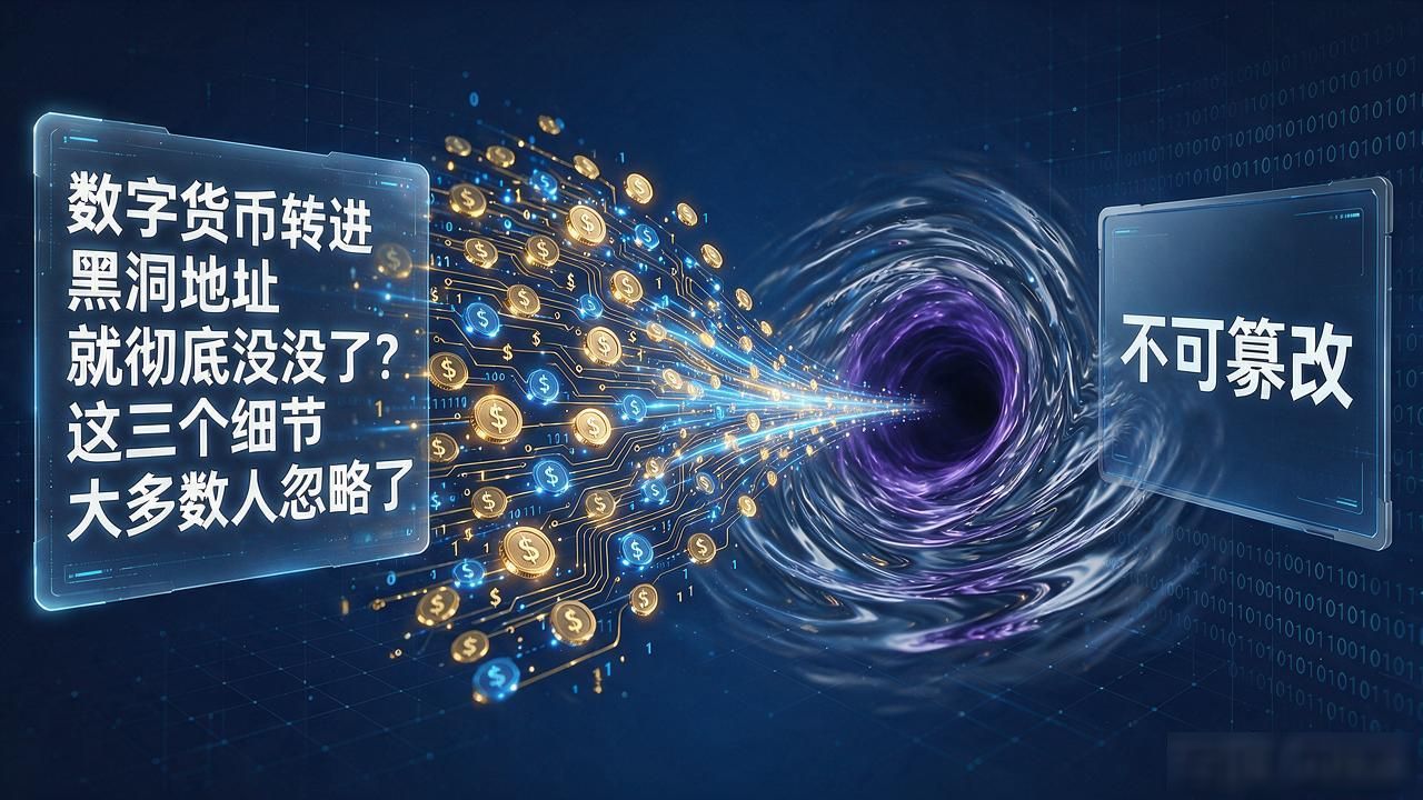 数字货币转进黑洞地址就彻底没了？这三个细节大多数人忽略了