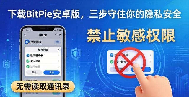 下载BitPie安卓版，三步守住你的隐私安全