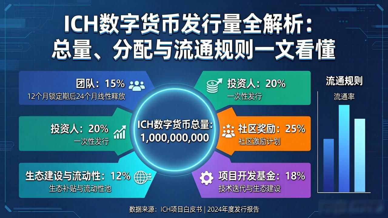 ICH数字货币发行量全解析：总量、分配与流通规则一文看懂