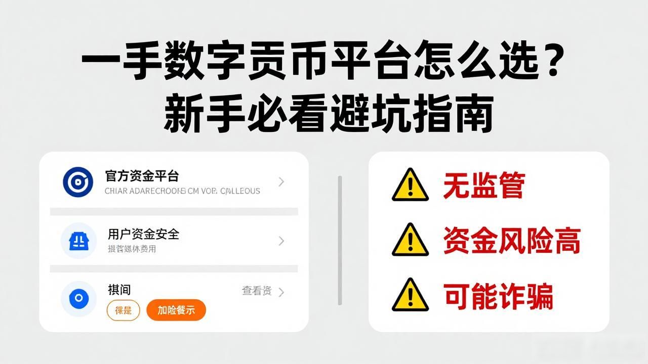 一手数字货币平台怎么选？新手必看避坑指南