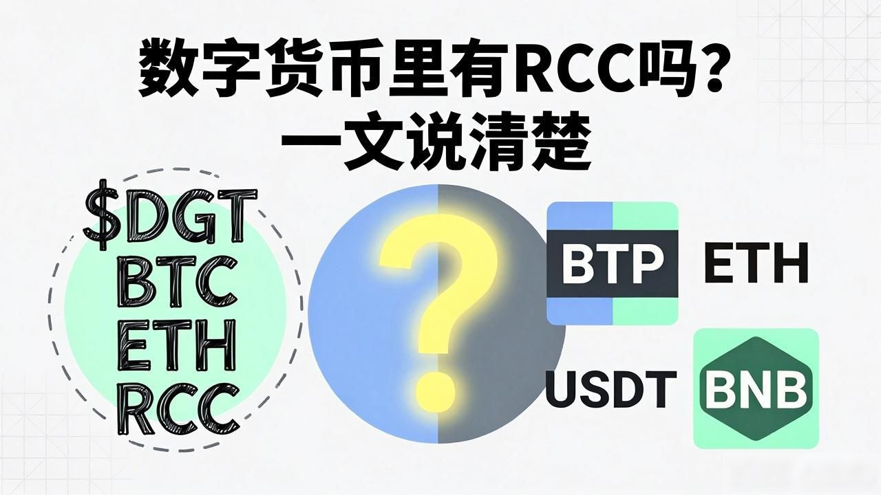 数字货币里有RCC吗?一文说清楚