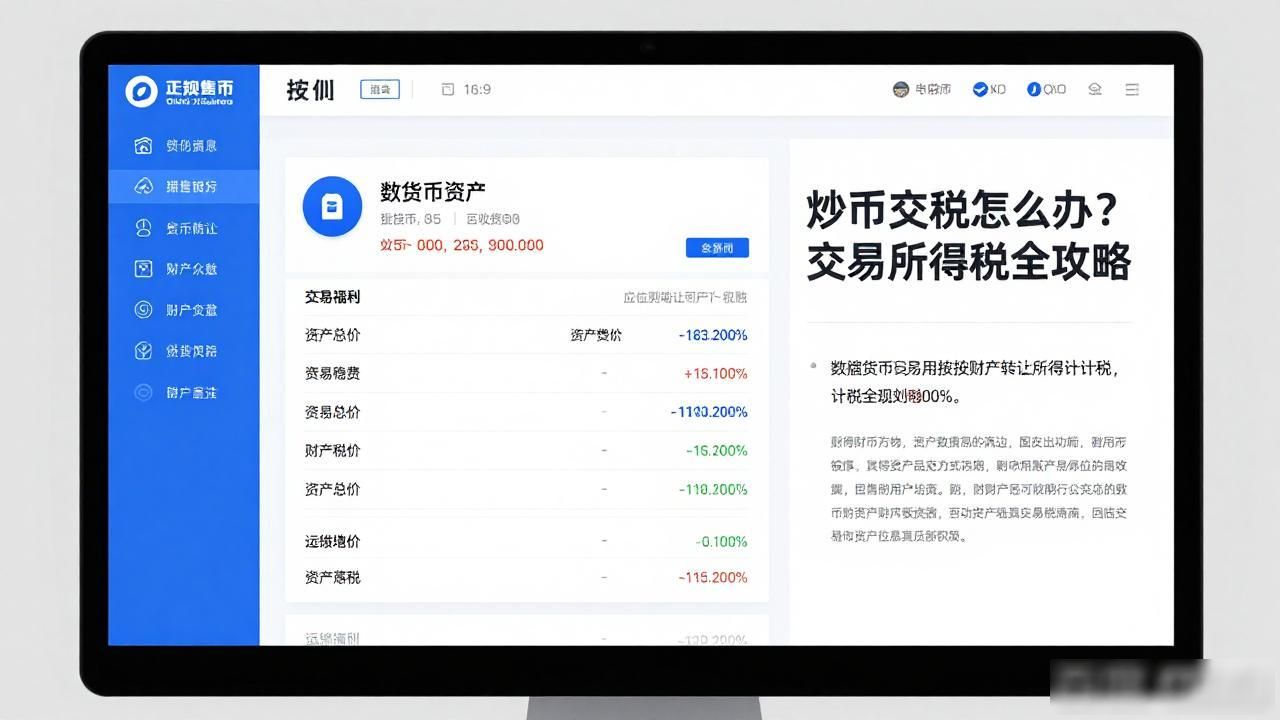 炒币交税怎么办？数字货币交易所得税全攻略