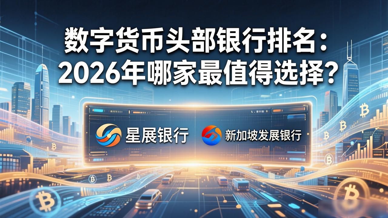 数字货币头部银行排名：2026年哪家最值得选择？