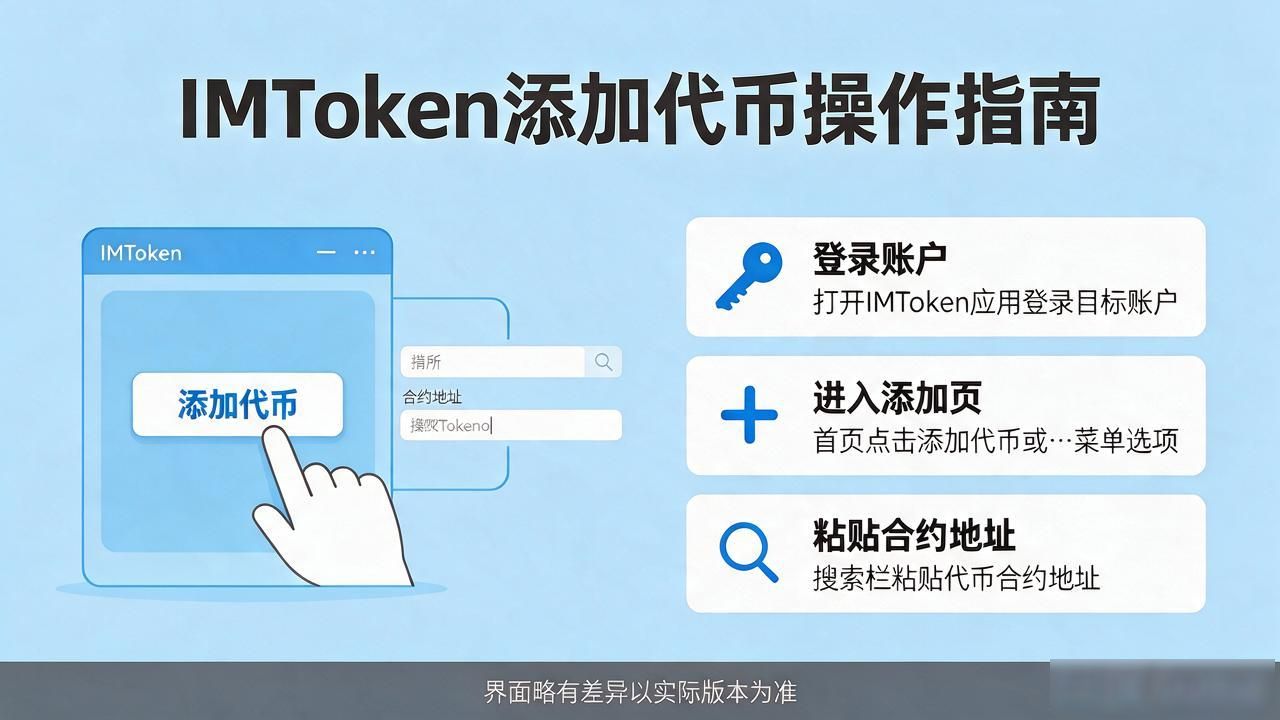 imtoken怎么添加新币？手把手教你轻松领取空投