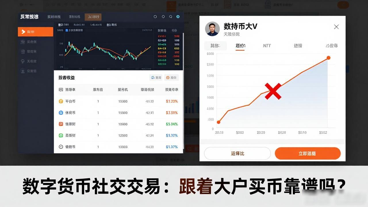 数字货币社交交易：跟着大户买币靠谱吗？
