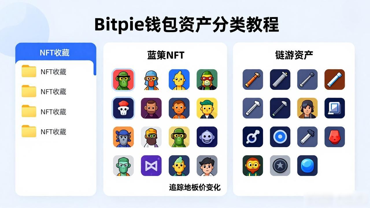 Bitpie钱包资产分类教程