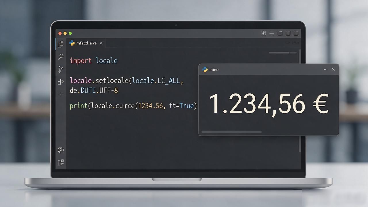 python数字转货币计数，千分位和币种符号这样加