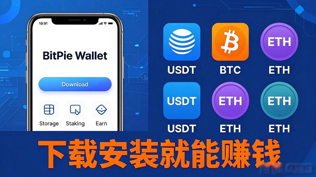 比特派钱包理财三步走：下载安装就能赚钱