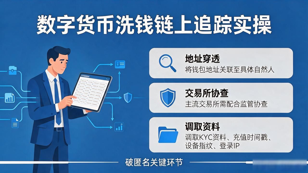数字货币洗钱怎么查?链上追踪、地址穿透和交易所协查实操