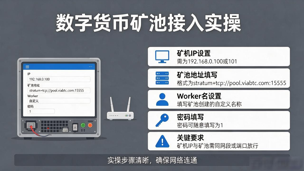 矿池怎么接入?数字货币挖矿从注册到账期结算实操全讲