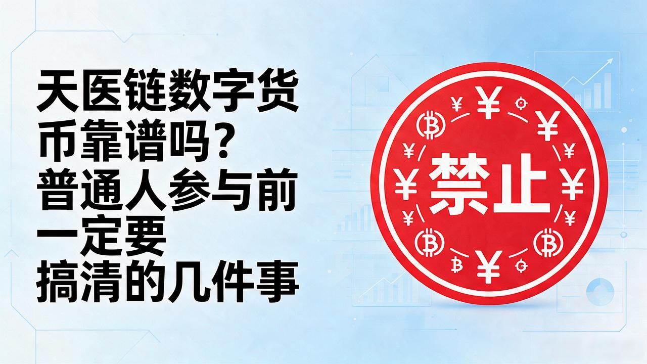 天医链数字货币靠谱吗？普通人参与前一定要搞清的几件事