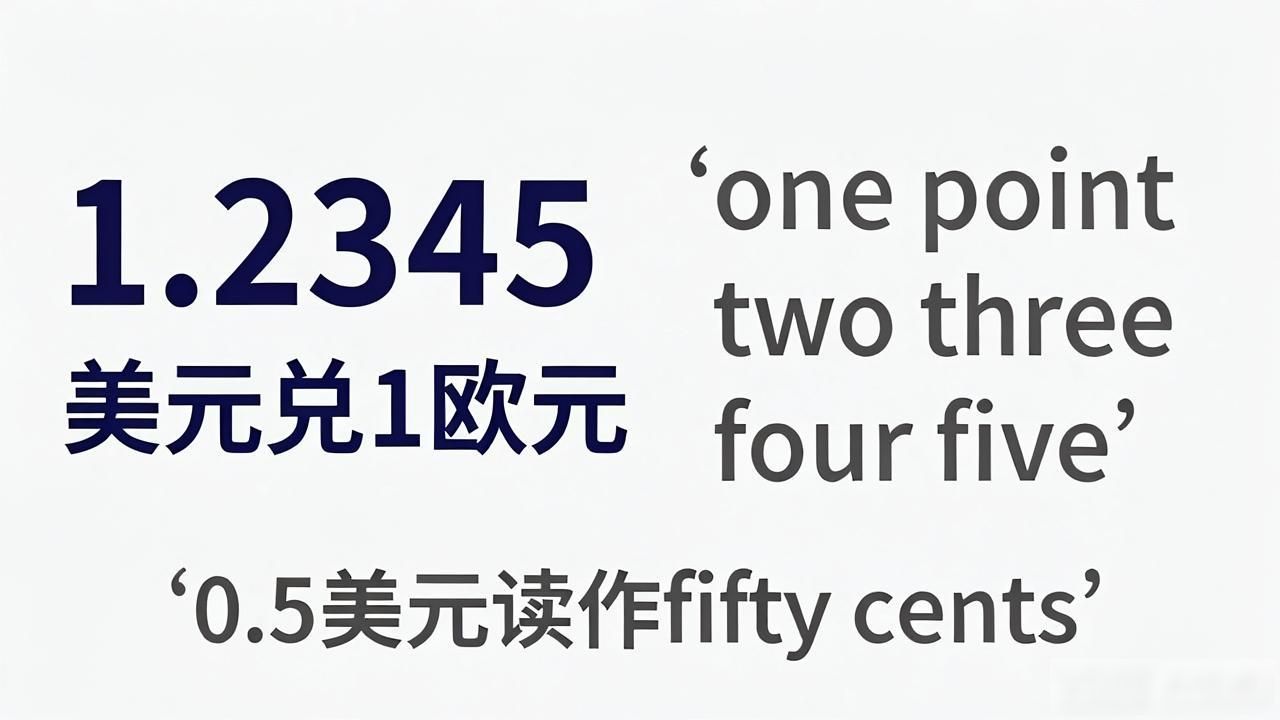 货币价格数字英文怎么读?掌握这几点轻松看懂汇率报价