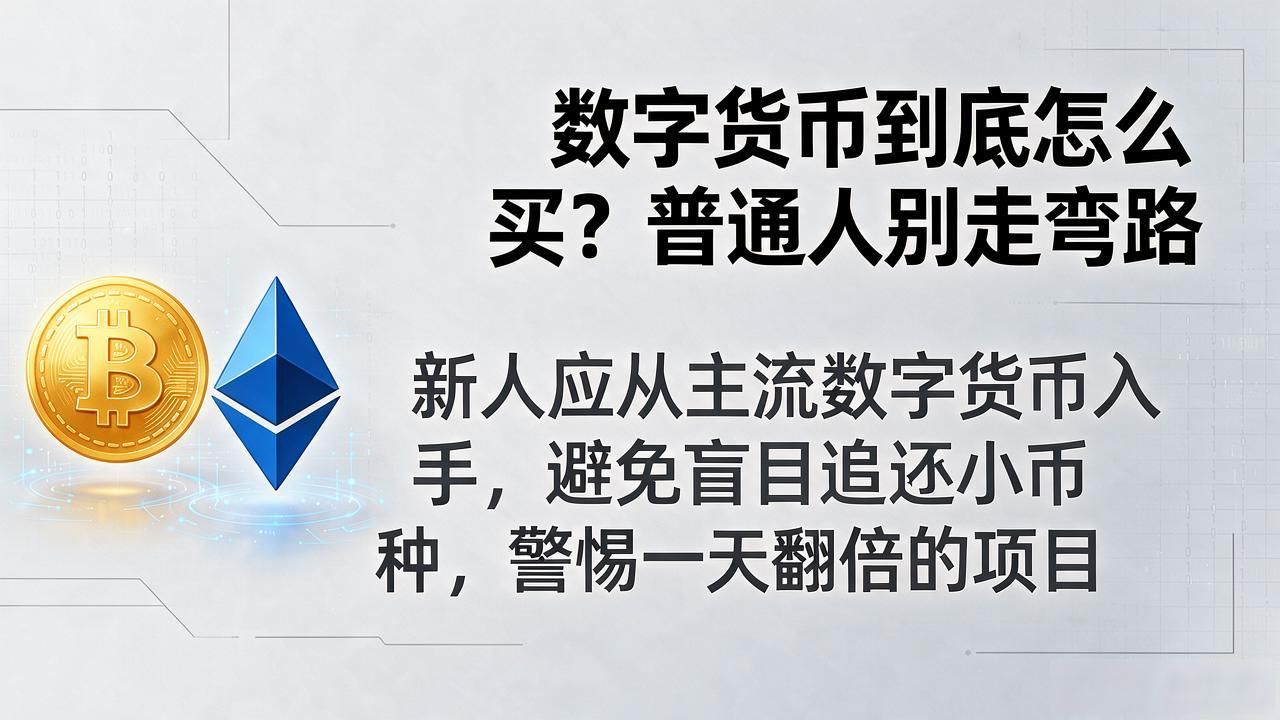数字货币到底怎么买？普通人别走弯路