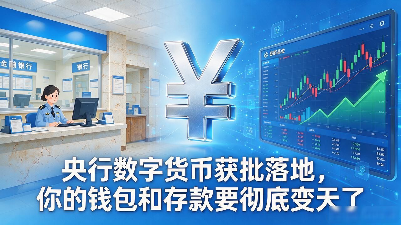 央行数字货币获批落地,你的钱包和存款要彻底变天了