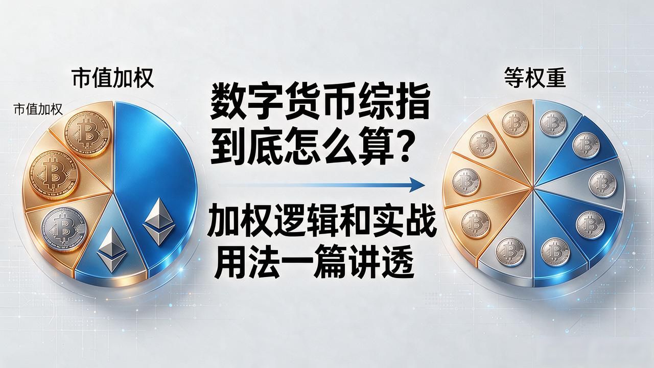 数字货币综指到底怎么算？加权逻辑和实战用法一篇讲透