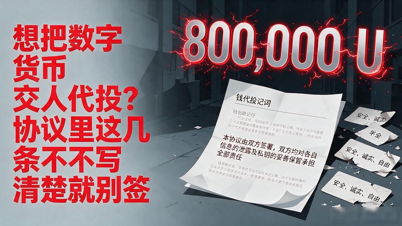 想把数字货币交人代投？协议里这几条不写清楚就别签