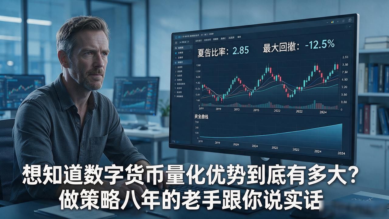 想知道数字货币量化优势到底有多大？做策略八年的老手跟你说实话