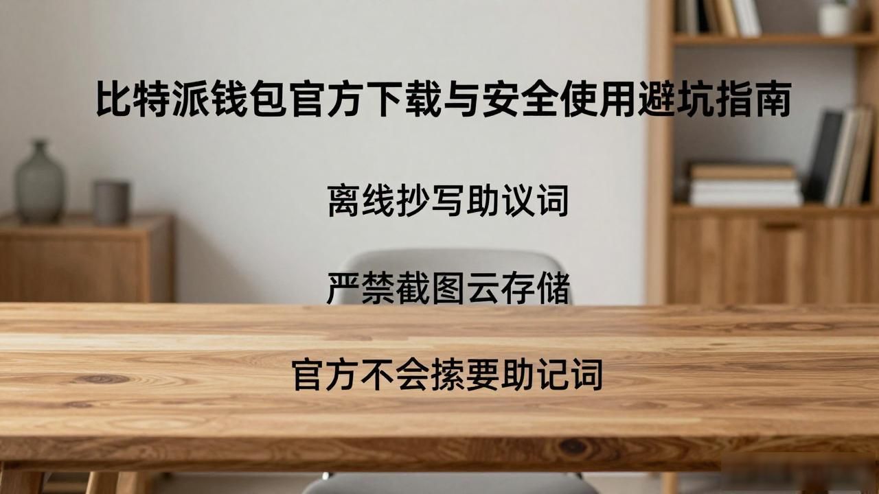 比特派钱包官方下载与安全使用避坑指南